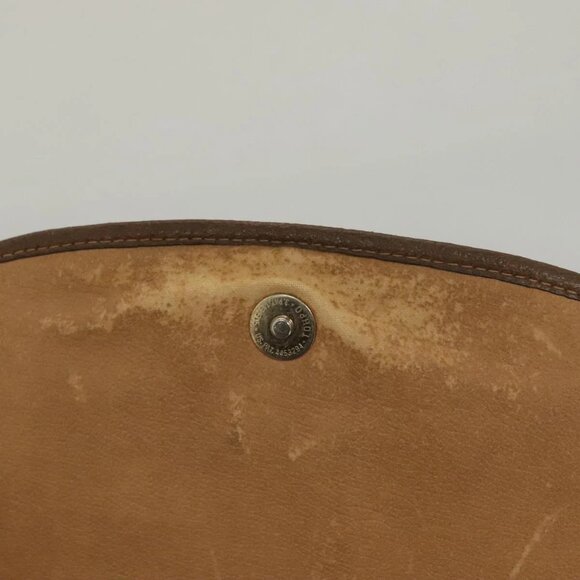 GUCCI GG Supreme Web Sherry Line Clutch Bag PVC Beige Gold 89 01 030 Auth BA4284 - Picture 8 of 16